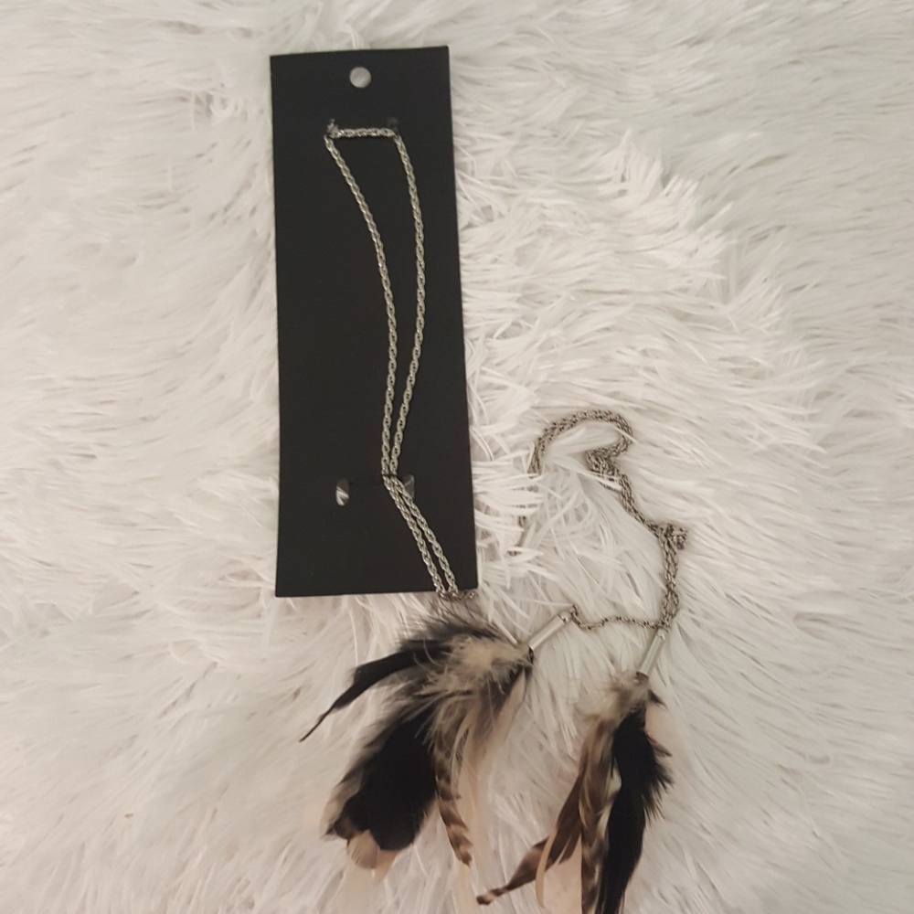 H&M Feather Necklace